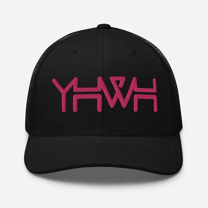 YHWH - Retro Trucker - Pink