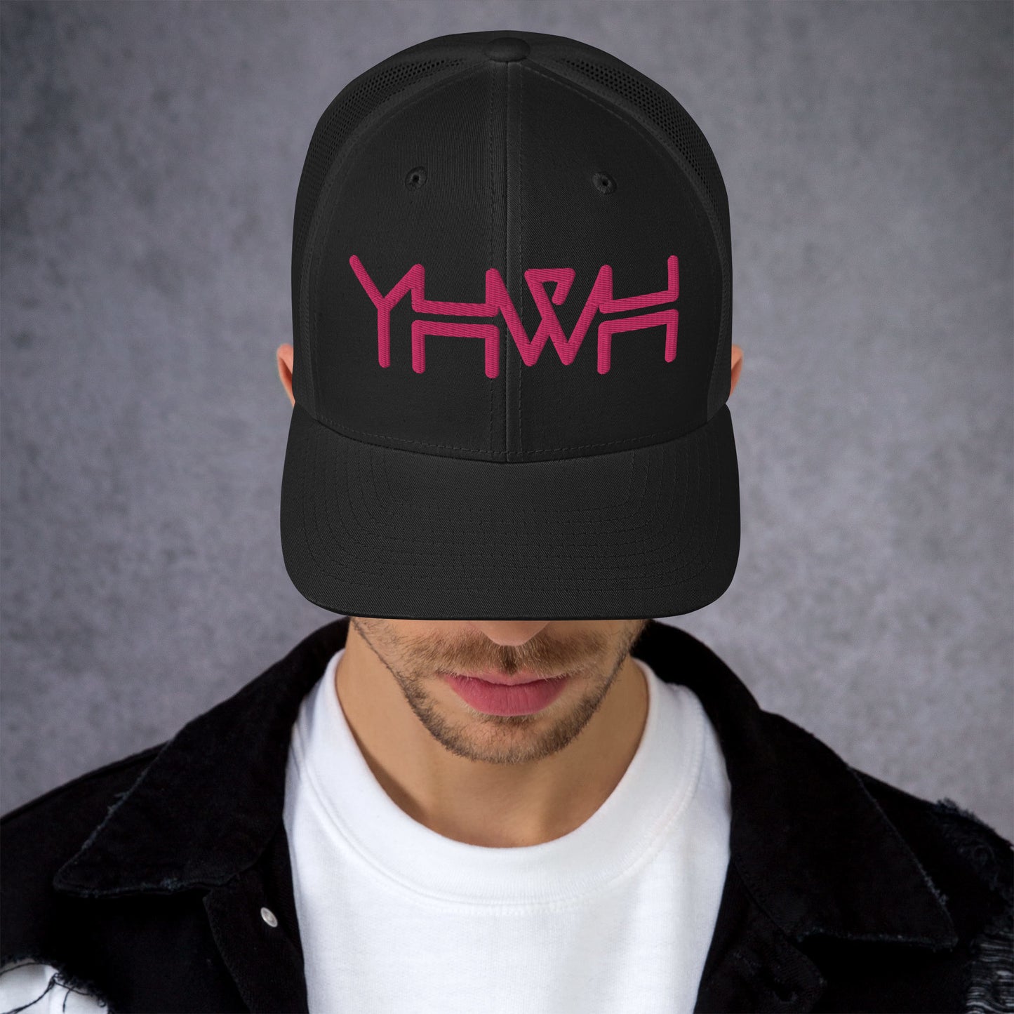 YHWH - Retro Trucker - Pink