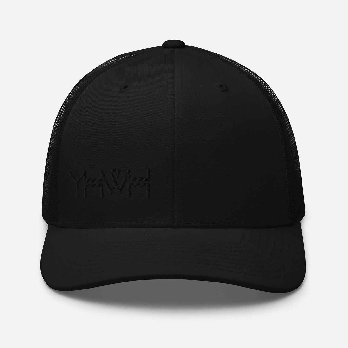 YHWH - Retro Trucker - Black Edge