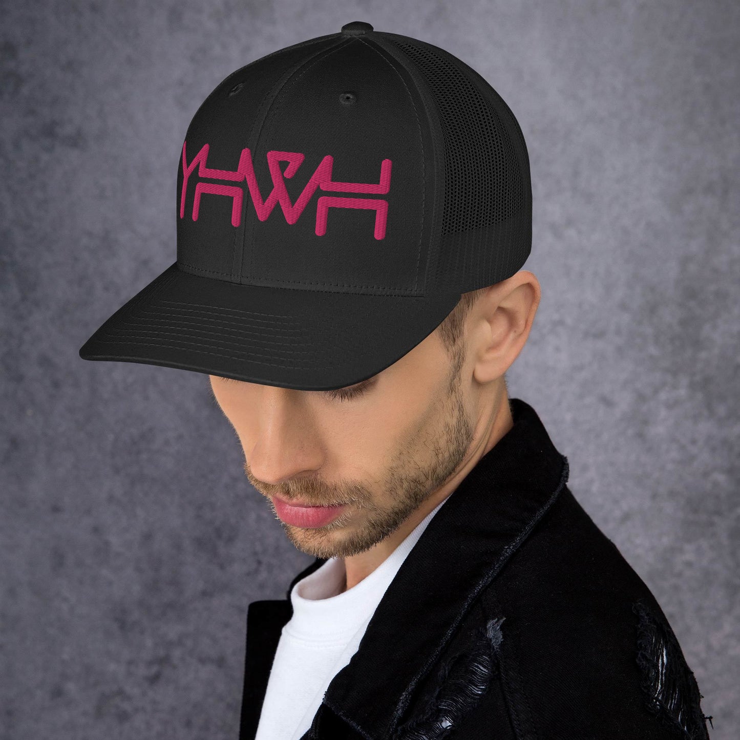 YHWH - Retro Trucker - Pink