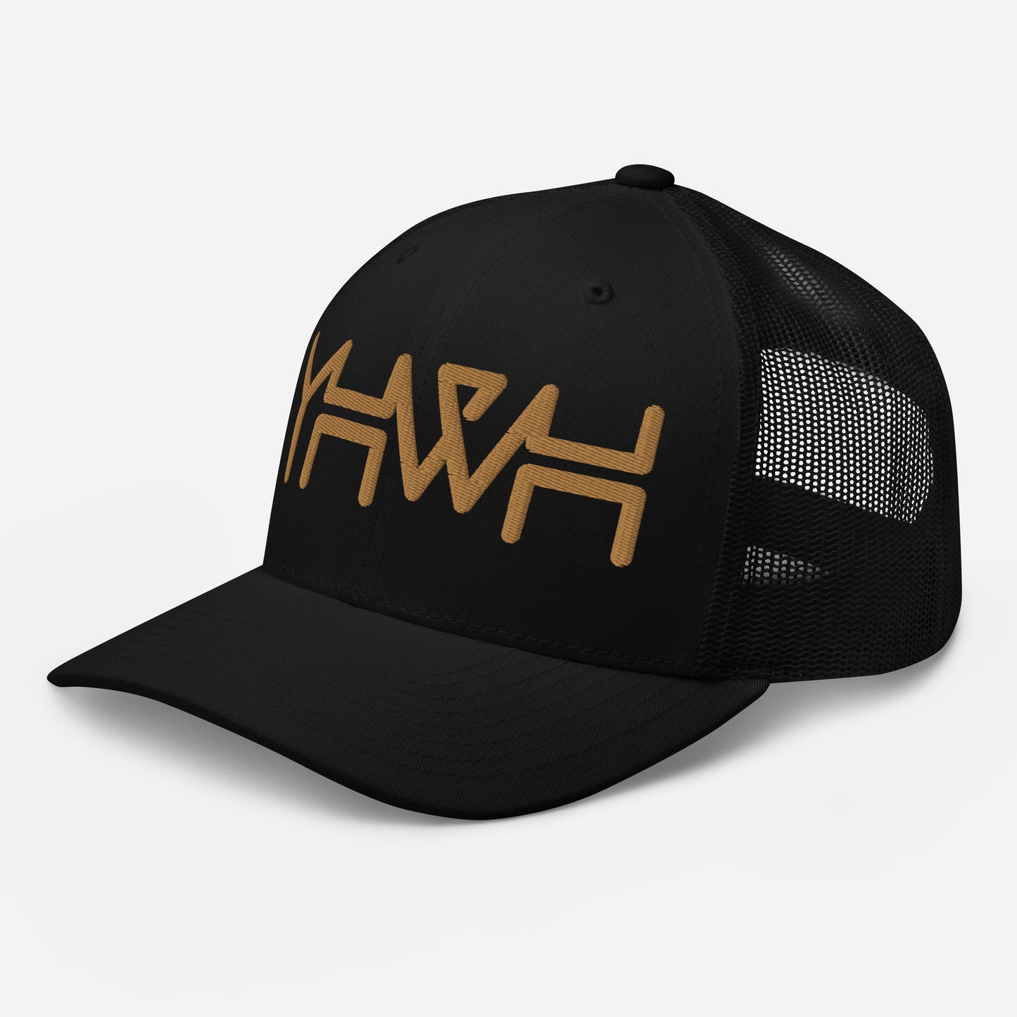 YHWH - Retro Trucker - Gold