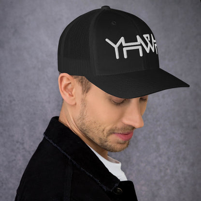 YHWH - Retro Trucker - Black