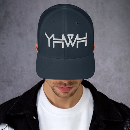 YHWH - Retro Trucker - Black