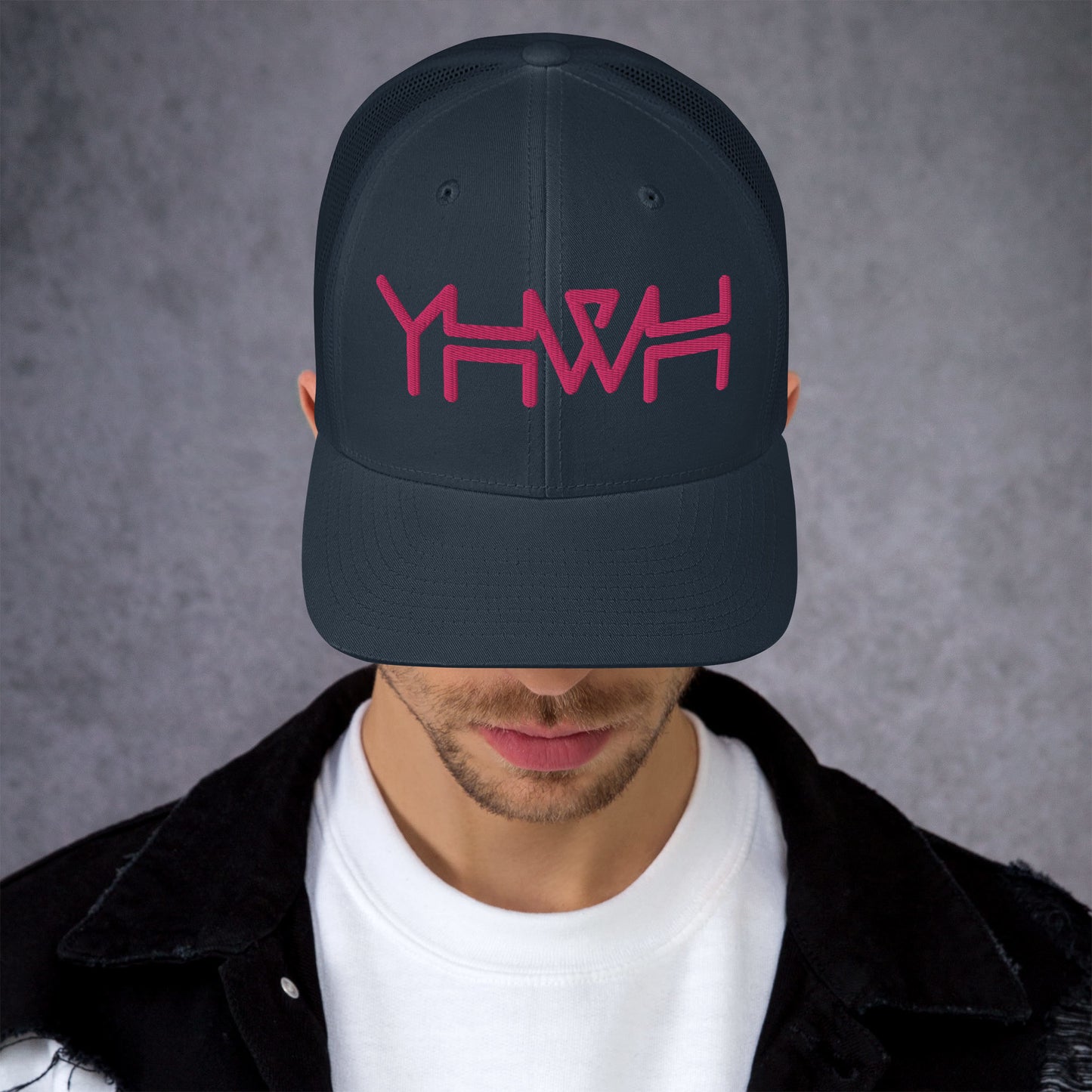 YHWH - Retro Trucker - Pink