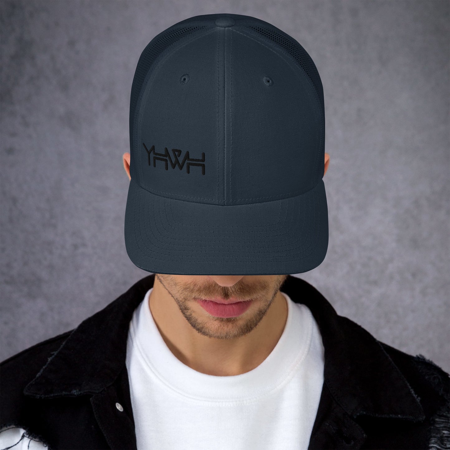 YHWH - Retro Trucker - Black Edge