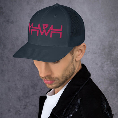 YHWH - Retro Trucker - Pink