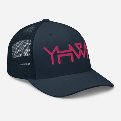 YHWH - Retro Trucker - Pink