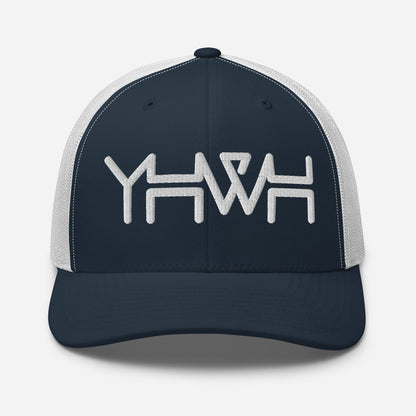 YHWH - Retro Trucker - Black