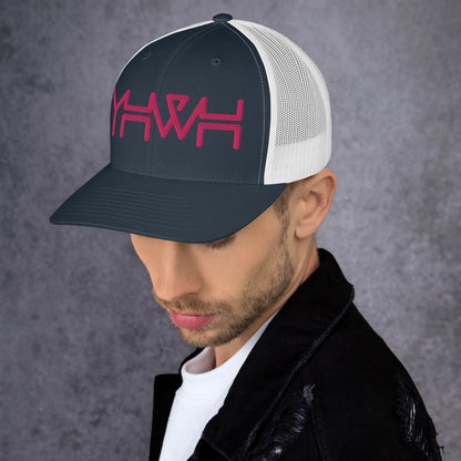 YHWH - Retro Trucker - Pink