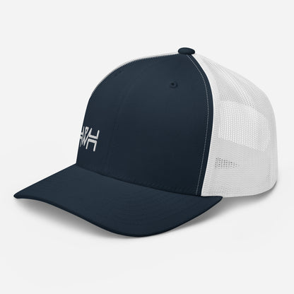 YHWH - Retro Trucker - White Edge