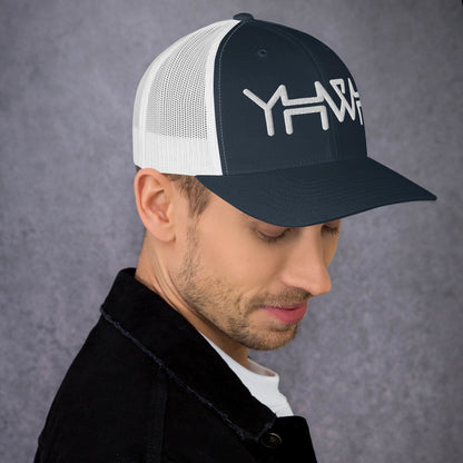 YHWH - Retro Trucker - Black