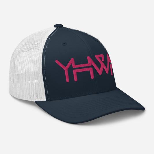 YHWH - Retro Trucker - Pink