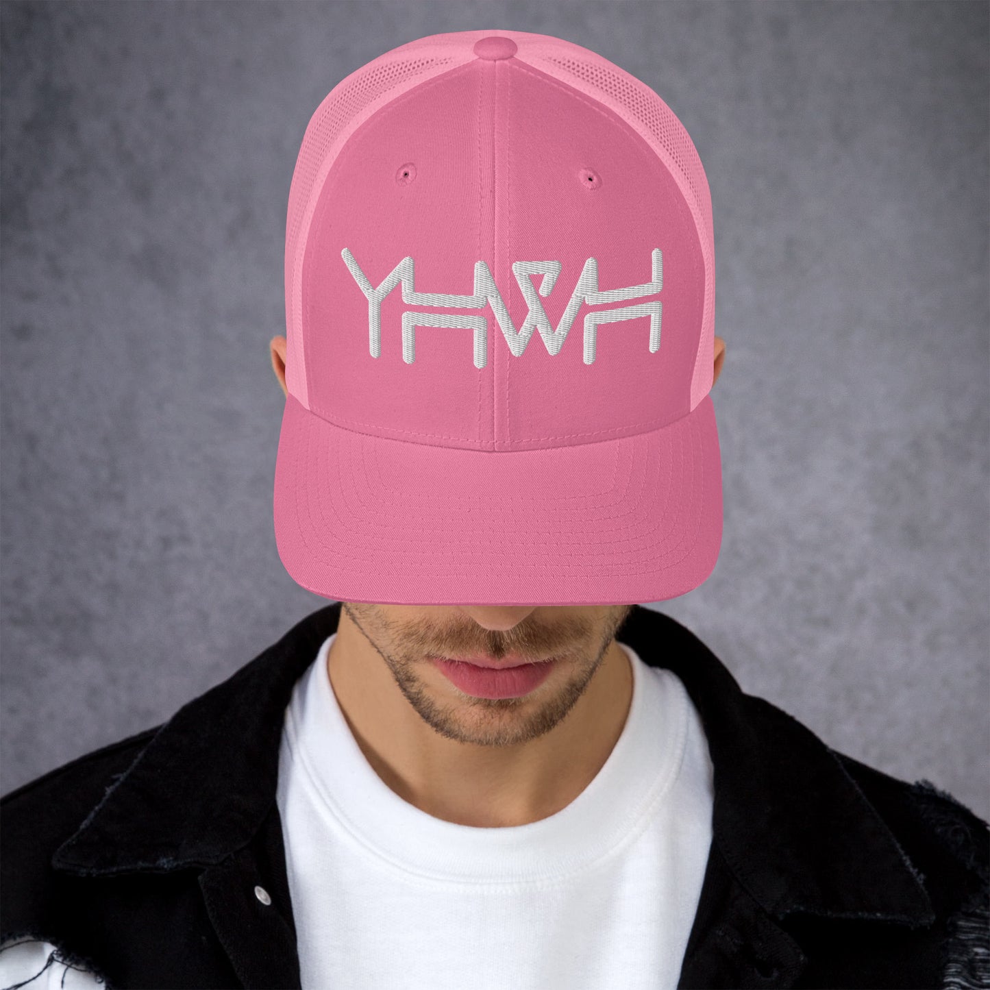 YHWH - Retro Trucker - Black