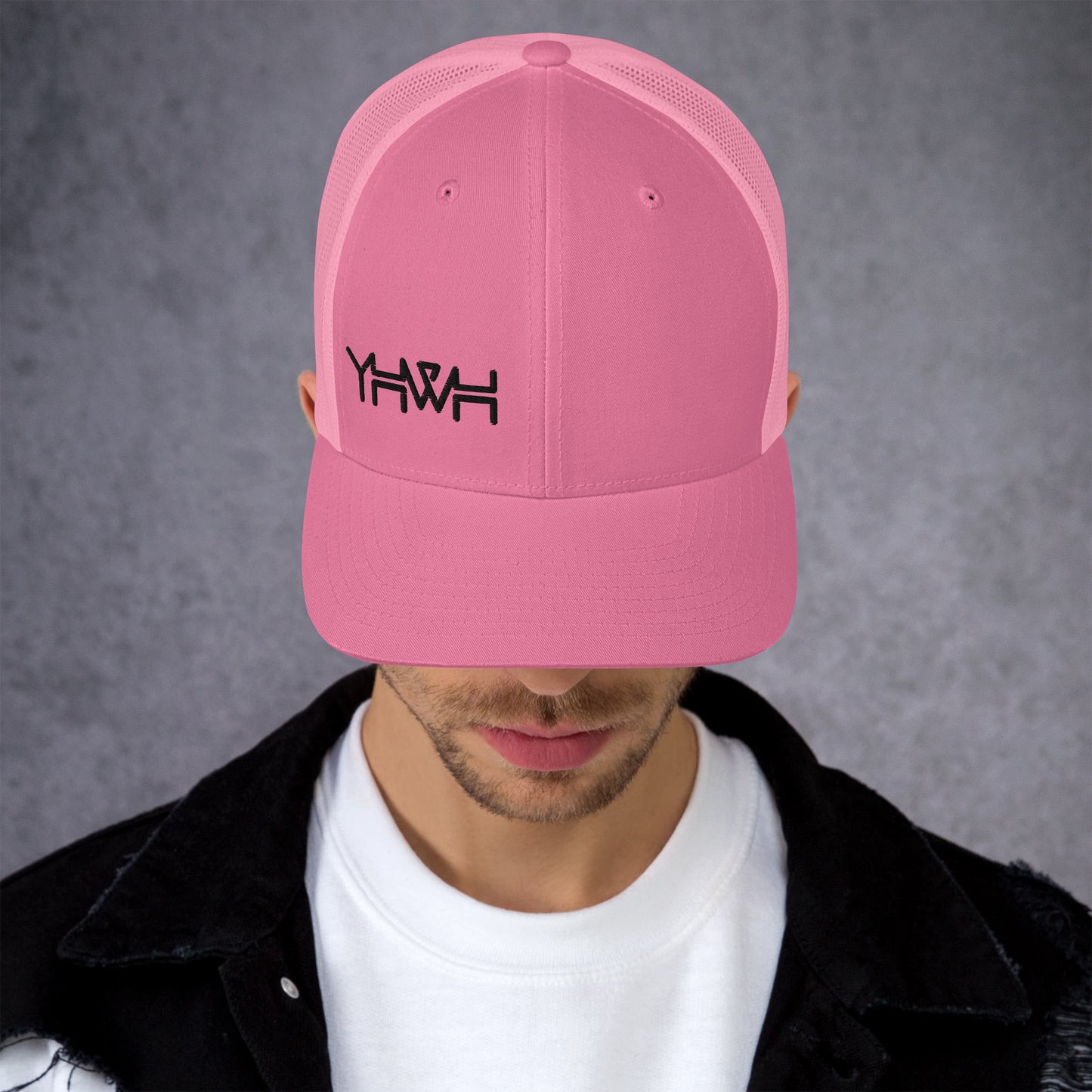 YHWH - Retro Trucker - Black Edge