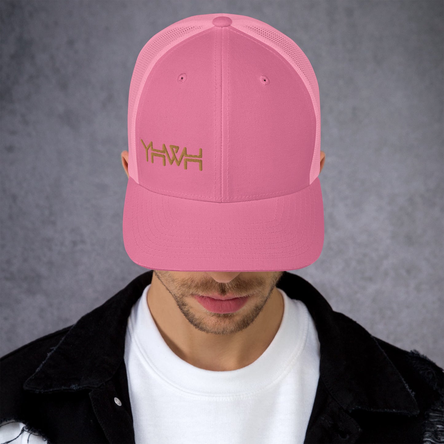 YHWH - Retro Trucker - Gold Edge