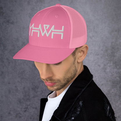 YHWH - Retro Trucker - Black