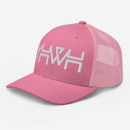 YHWH - Retro Trucker - Black