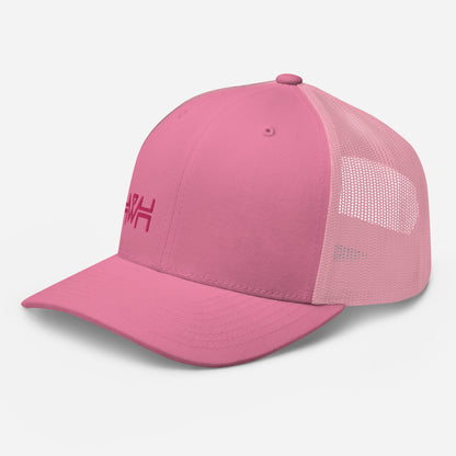 YHWH - Retro Trucker - Pink Edge