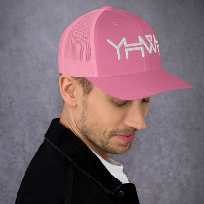 YHWH - Retro Trucker - Black