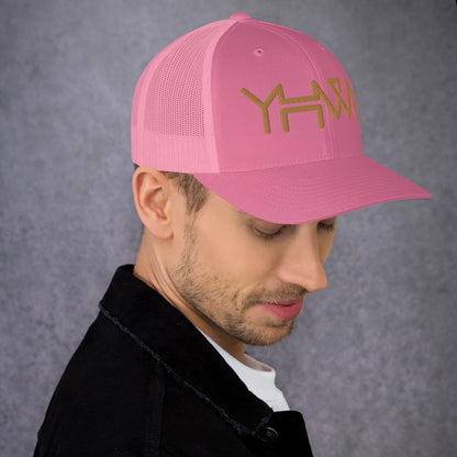 YHWH - Retro Trucker - Gold