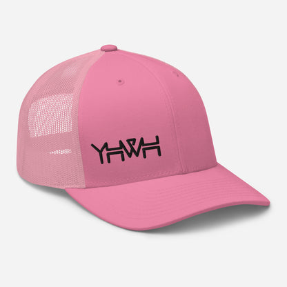 YHWH - Retro Trucker - Black Edge