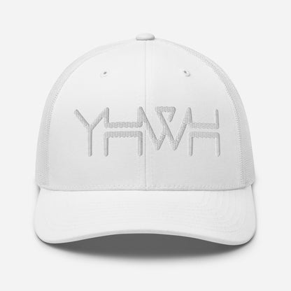 YHWH - Retro Trucker - Black