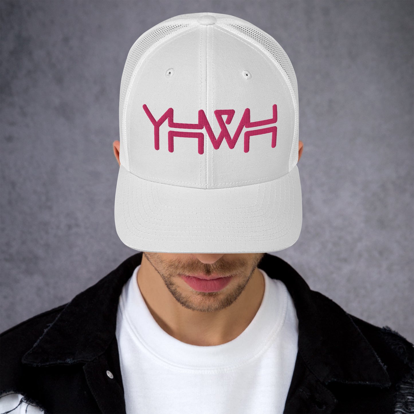 YHWH - Retro Trucker - Pink