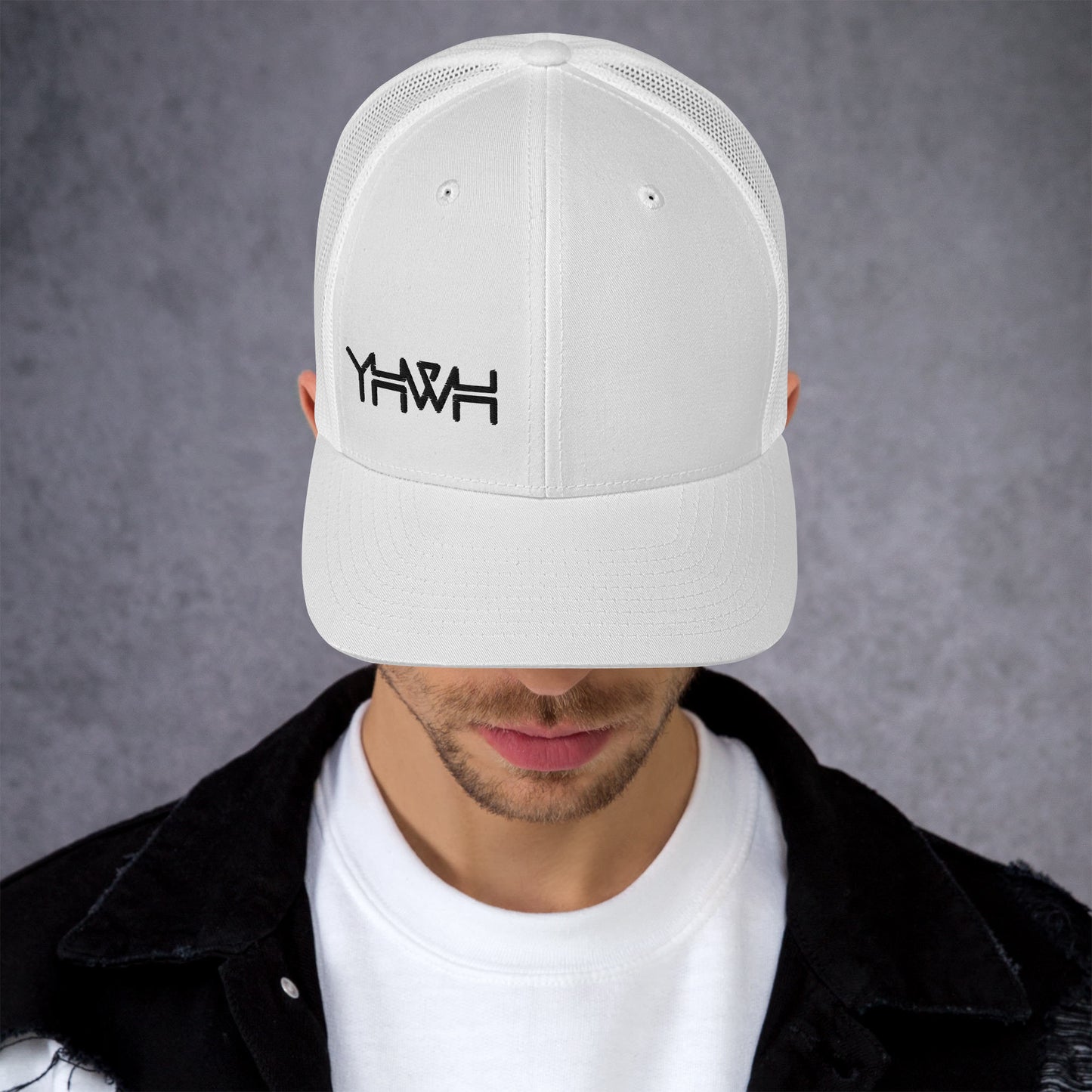 YHWH - Retro Trucker - Black Edge