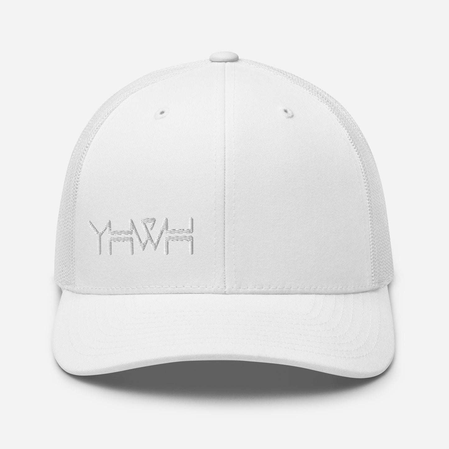 YHWH - Retro Trucker - White Edge