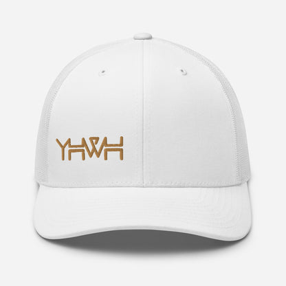 YHWH - Retro Trucker - Gold Edge