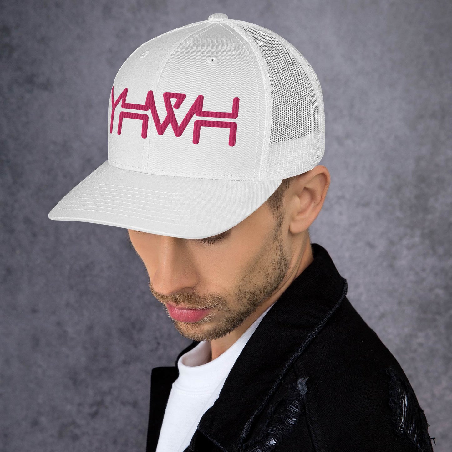 YHWH - Retro Trucker - Pink