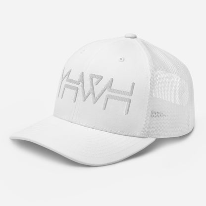 YHWH - Retro Trucker - Black