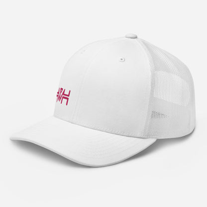 YHWH - Retro Trucker - Pink Edge