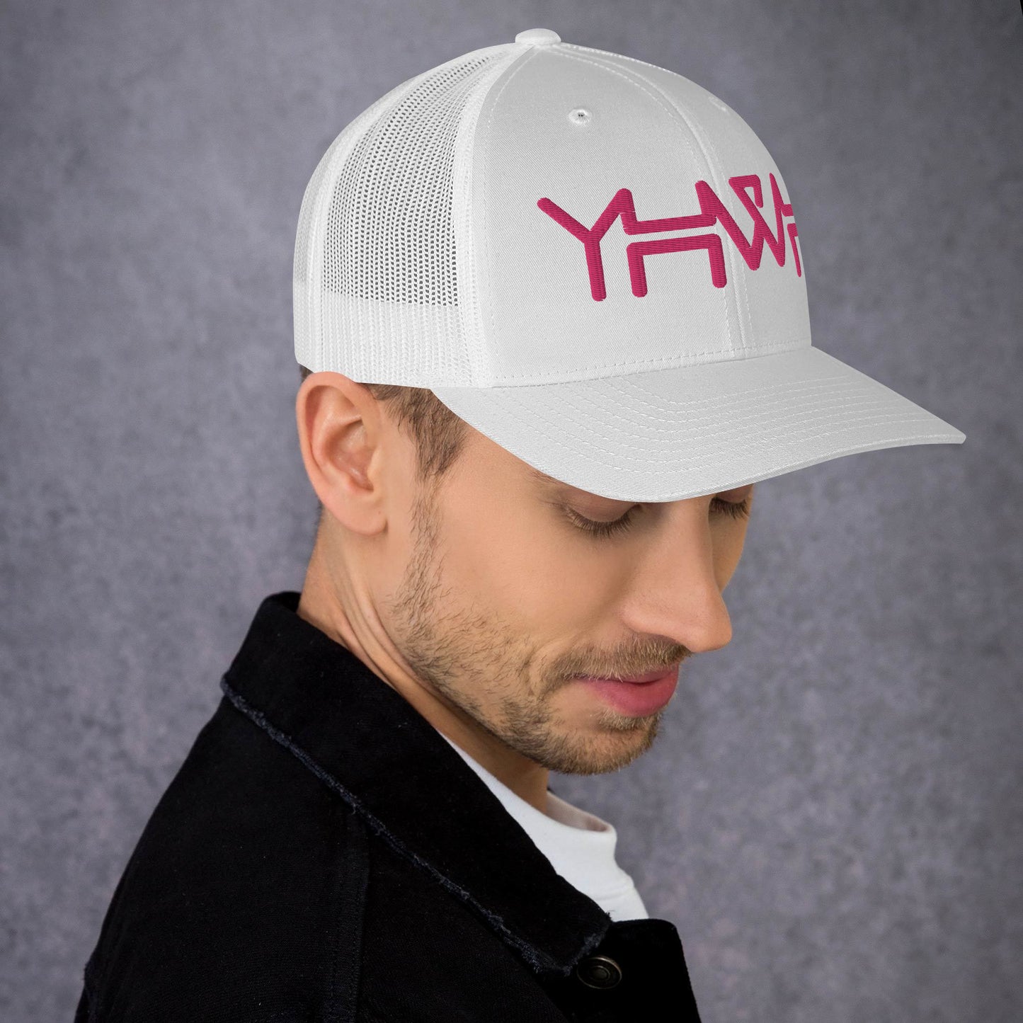 YHWH - Retro Trucker - Pink