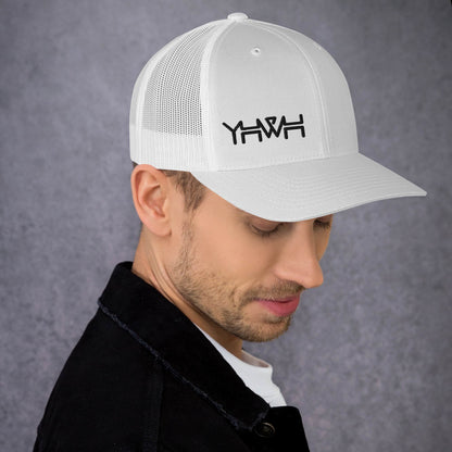 YHWH - Retro Trucker - Black Edge