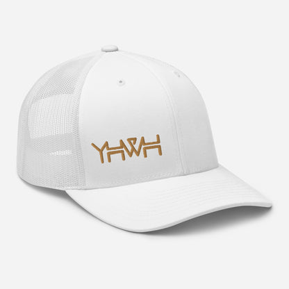 YHWH - Retro Trucker - Gold Edge