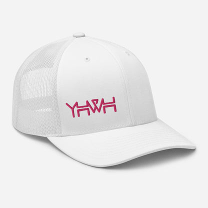 YHWH - Retro Trucker - Pink Edge