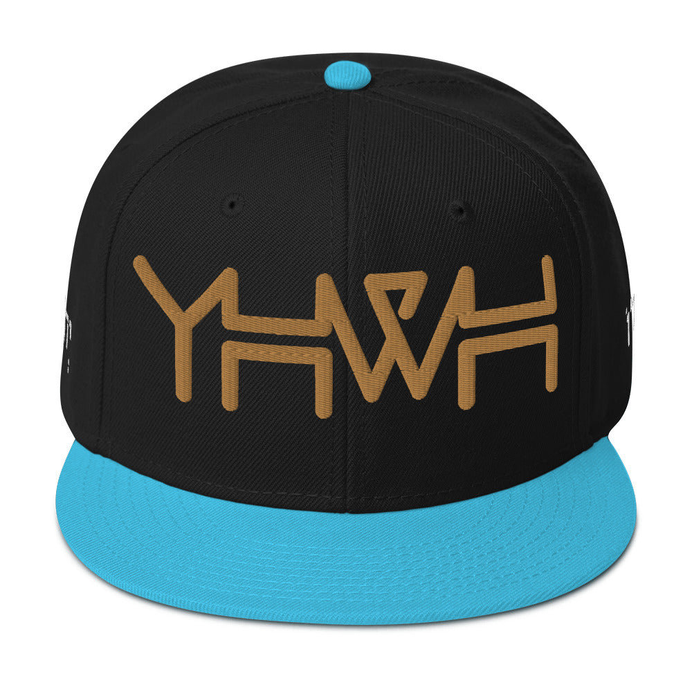 YHWH - Snapback - Gold-White Crown