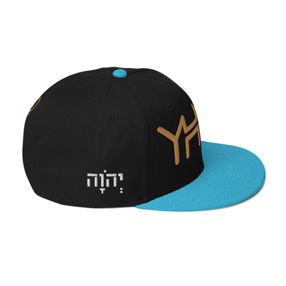 YHWH - Snapback - Gold-White Crown