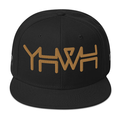 YHWH - Snapback - Gold-White Crown