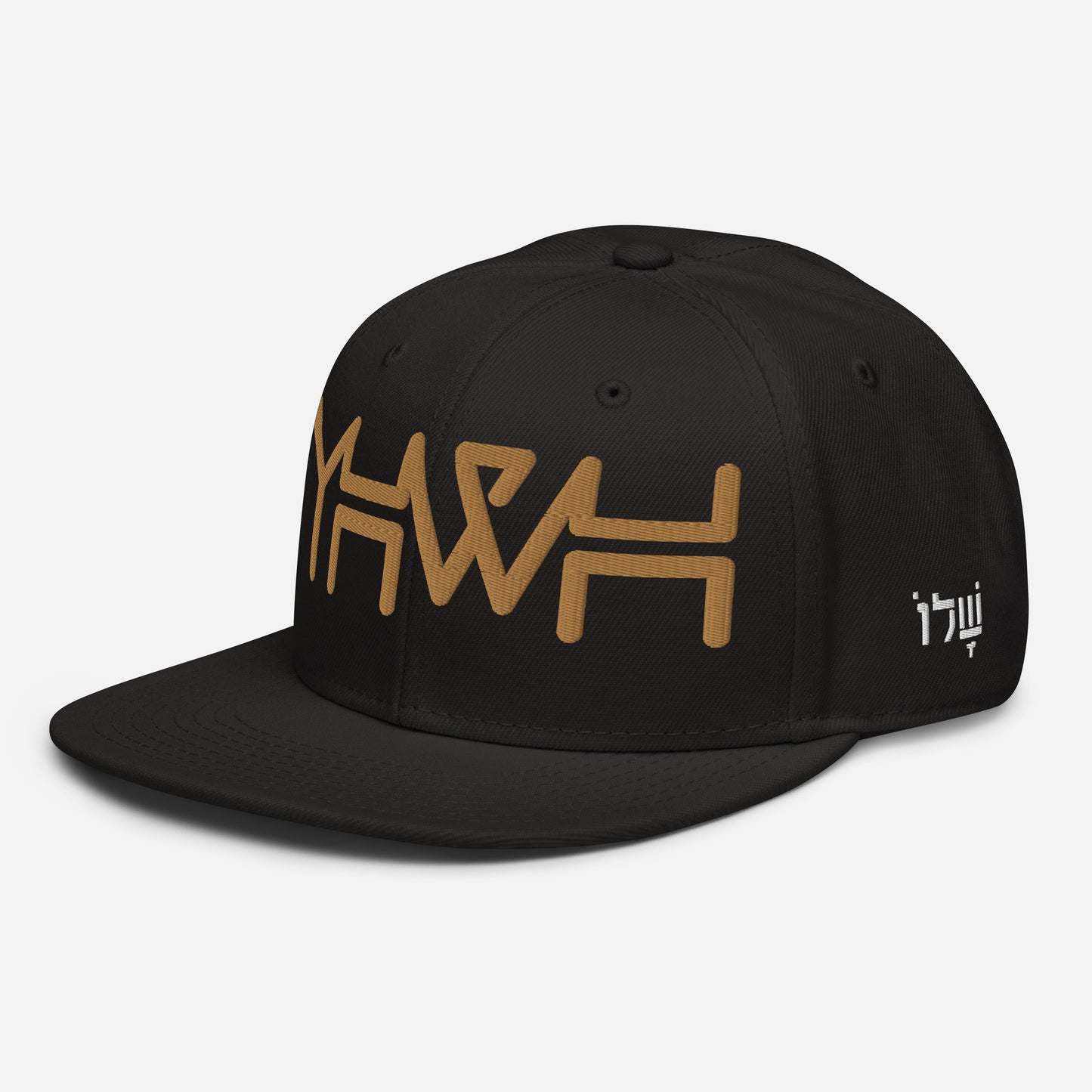 YHWH - Snapback - Gold-White Crown