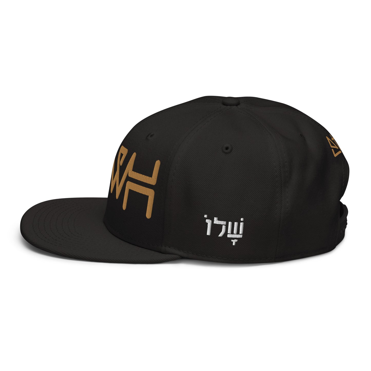 YHWH - Snapback - Gold-White Crown