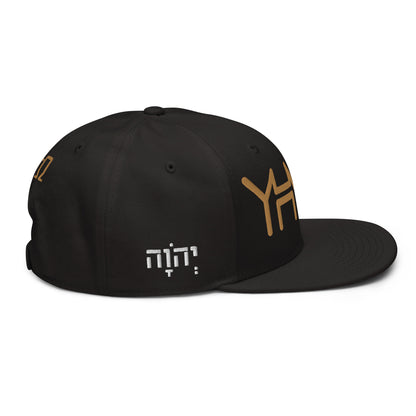 YHWH - Snapback - Gold-White Crown