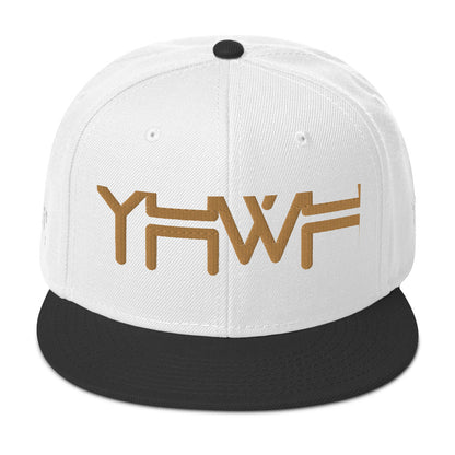 YHWH - Snapback - Gold-White Crown