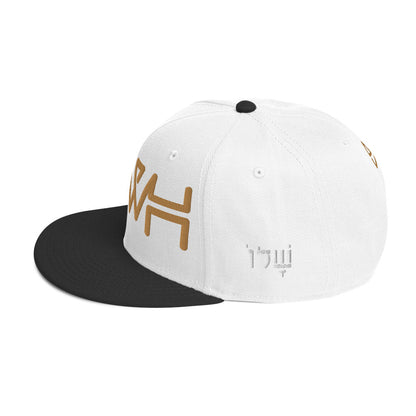 YHWH - Snapback - Gold-White Crown