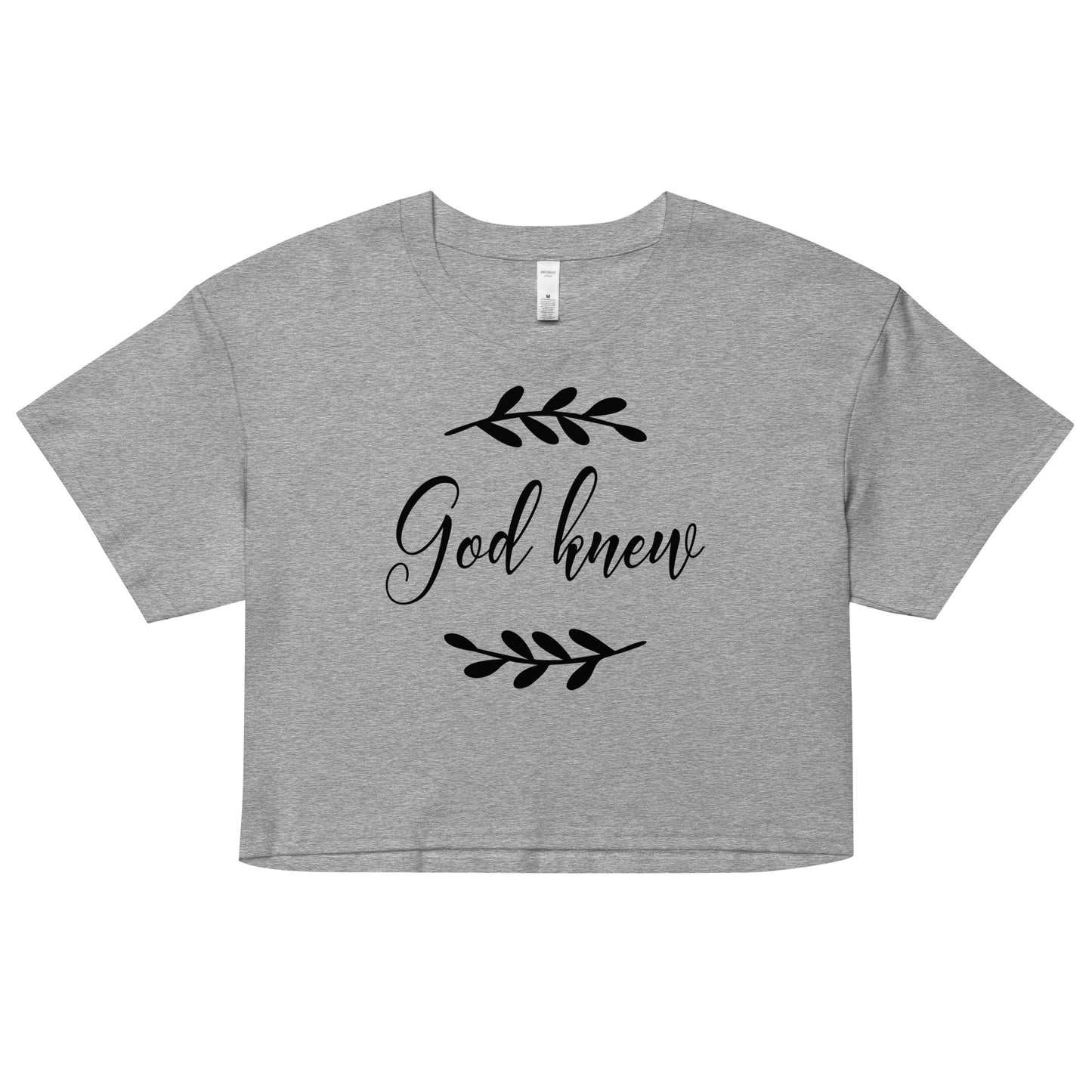 Women’s crop top - God Knew