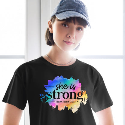 Women’s crop top - She Is Strong