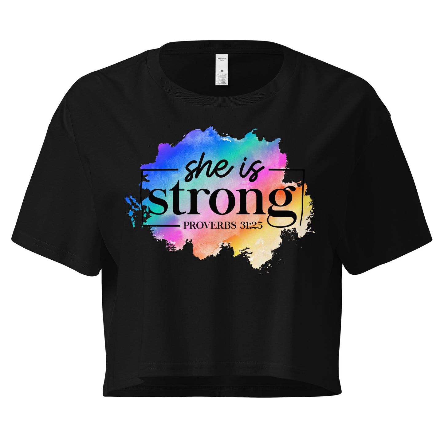 Women’s crop top - She Is Strong