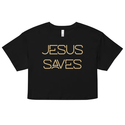 Women’s crop top - Jesus Saves