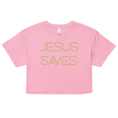 Women’s crop top - Jesus Saves